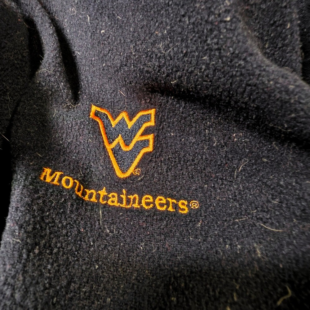 West Virginia Mountaineers Reversible Hooded Jacket Mens XL Full Zip WVU - Picture 8 of 15